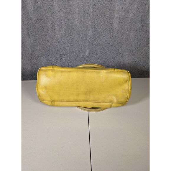 Kate Spade Women's Yellow Leather Hampton Road Satchel Handbag - Picture 2 of 8